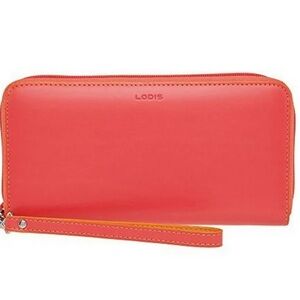 LODIS red leather long wallet